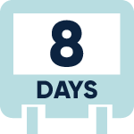 Duration: 8 days