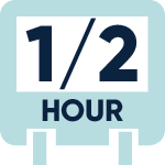 Duration: 1/2 hour